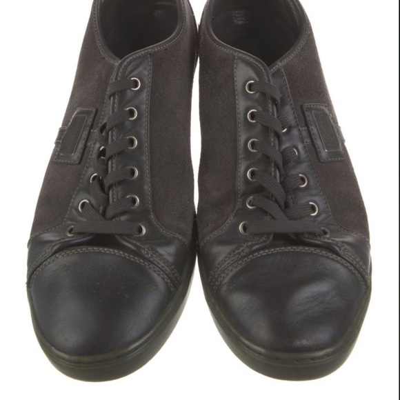 Dolce & Gabbana Men's Gray/Brown Sneakers - Picture 3 of 5